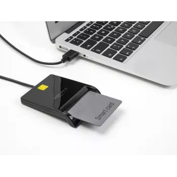 Smart Card Reader DeLOCK 91724 USB Type-A Μαύρο