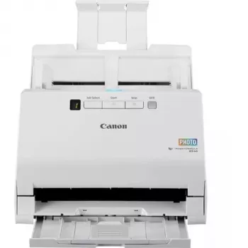 Canon imageFORMULA RS40 Σαρωτής φωτογραφιών & εγγράφων, 600 x 600 DPI, 40 ppm, 30 ppm, αποχρώσεις του γκρι, μονόχρωμος, σαρωτής με τροφοδοσία φύλλων, λευκός