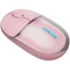 CANYON Ποντίκι OnClick 24 BT/ Wireless Διαφανές/Ροζ
