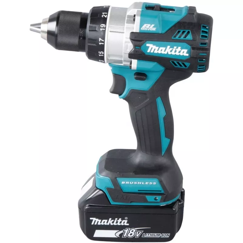 MAKITA. ΚΡΟΥΣΤΙΚΟ ΚΑΤΣΑΒΙΔΙ ΜΠΑΤΑΡΙΑΣ 18V 130/65Nm 2x5,0Ah DHP486RTJ