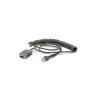 Zebra CBA-R71-C09ZAR σειριακό καλώδιο μαύρο 2,8 m RS232 DB9