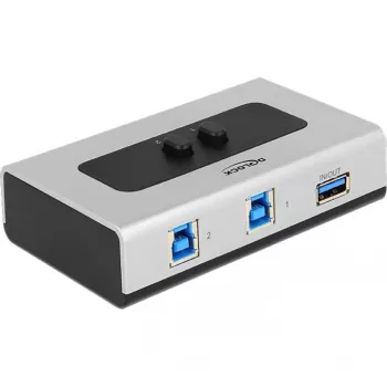 DeLOCK 87667 USB 3.0 2-Port αμφίδρομος διακόπτης κοινής χρήσης
