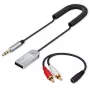 Ασύρματος δέκτης ήχου αντάπτορας QOLTEC HiFi BT6.0 2xRC – δέκτης ήχου Bluetooth για ηχεία και ραδιόφωνο αυτοκινήτου