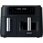 Dual Φριτέζα θερμού αέρα HF 9500 DUO (μαύρο, 2.400 Watt, 2 κάλαθοι 6 L + 3,5 L)