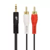 Καλώδιο TB 3,5mm MiniJack -2x RCA M/M 1,5m (AKTBXAJ2RCA150B)