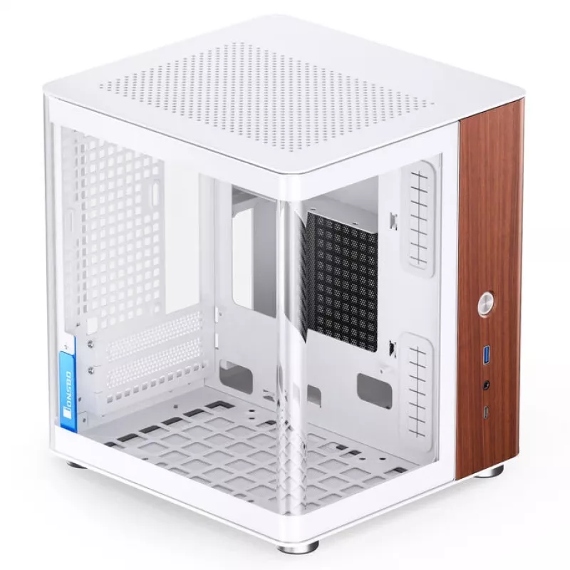 Jonsbo TK-0 κουτί τεμ., Mini-Tower, Mini-ITX, γυαλί,