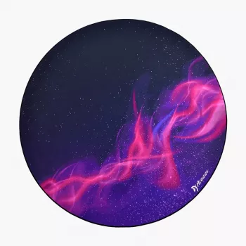 Προστατευτικό χαλάκι δαπέδου Arozzi Zona Round Floor Pad — μωβ Galaxy (στρογγυλό προστατευτικό χαλάκι για καρέκλες και έπιπλα)