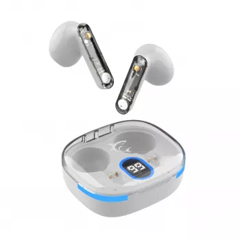 Ακουστικά White Shark GEB-TWS37 HyperBeat λευκό