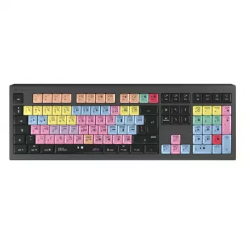 Logickeyboard ASTRA 2 USB QWERTY Πληκτρολόγιο μαύρο Full-size 104 πλήκτρα