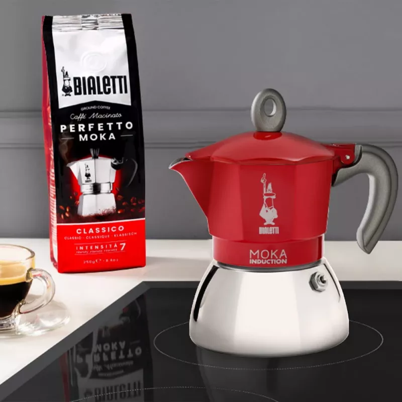 Bialetti Moka Induction καφετιέρα Moka 6 φλιτζάνια