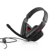 Ακουστικά gaming Modecom MC-823 Ranger, ενσύρματα, με μικρόφωνο, καλώδιο 2,2 m, μαύρα-κόκκινα