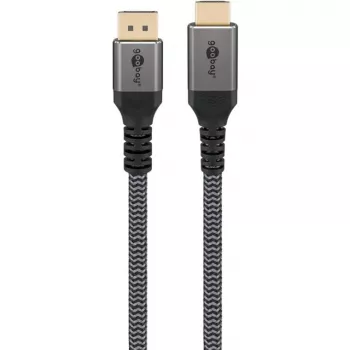 Goobay 65271 Προσαρμογέας καλωδίου βίντεο 5 m DisplayPort HDMI Γκρι (65271)
