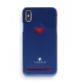 Θήκη πλάτης με υποδοχή καρτών VixFox για iPhone 7/8 Plus – navy blue, προστατευτική θήκη πλάτης με θήκη καρτών
