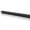 Qoltec αλουμινίου PDU για RACK | 16A | 16 x Schuko | κάθετο | 1,8 m