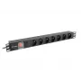 Πολύπριζο rack PDU LANBERG (1U, 16A, 7x 230V, 2M)