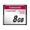 Transcend Industrial - Κάρτα μνήμης flash - 8 GB - 170x - CompactFlash (TS8GCF170)