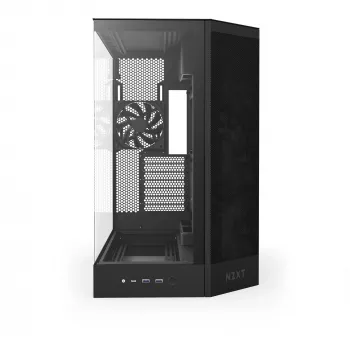 NZXT H9 Air Flow (2025) Large Dual-Chamber Mid Tower Case - μαύρο