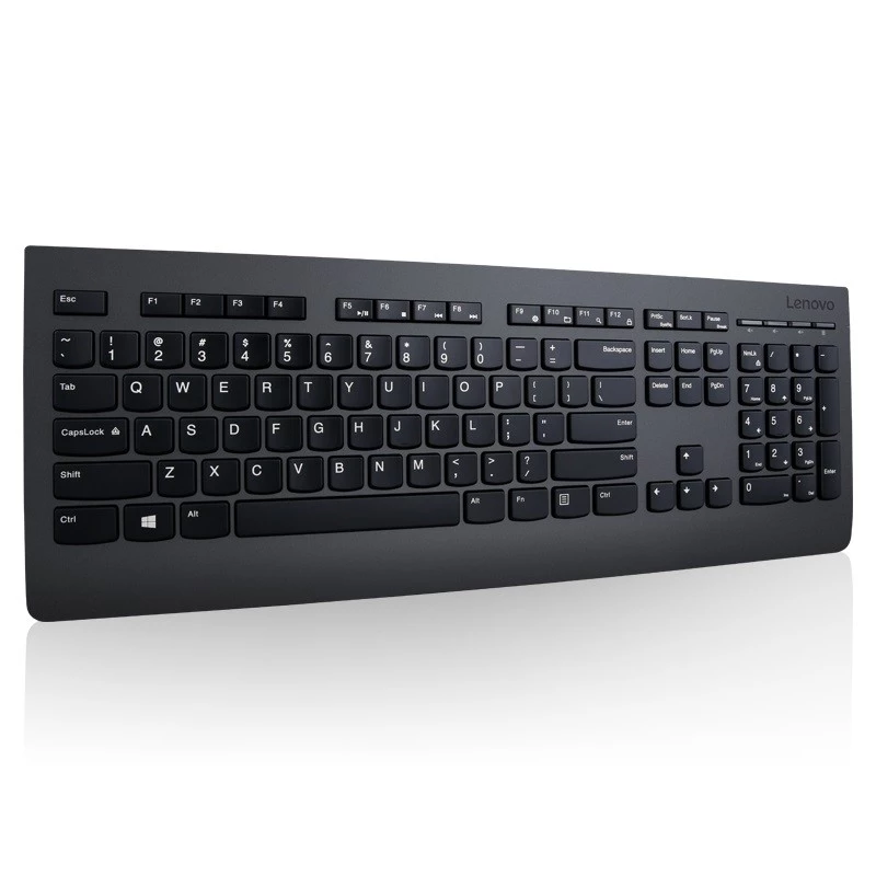 Lenovo 4X30H56874 Πληκτρολόγιο Universal RF Wireless QWERTY US English μαύρο