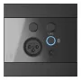 AUDAC WP225/B Πάνελ τοίχου, XLR-μικρόφωνο + υποδοχή 3,5-mm jack, Bluetooth, μαύρο
