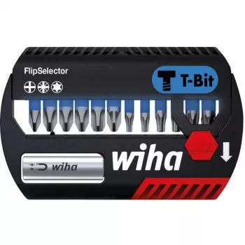 WIHA 41824 - σετ bits FlipSelector, 13 τεμ. μικτά, 25 mm, T-Bit (41824)
