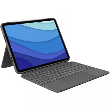 Θήκη με πληκτρολόγιο Combo Touch US iPad Pro 11 1,2,3 Gen γκρι