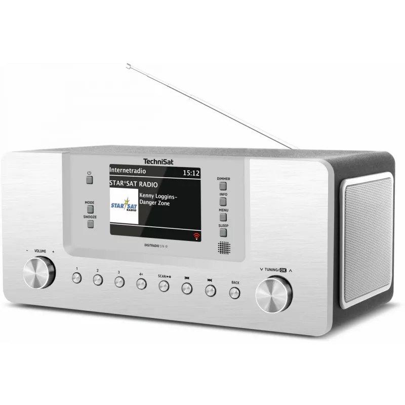 TechniSat DigitRadio 574 IR - σύστημα ήχου - 2 x 5 Watt - ασημί (0001/2951)