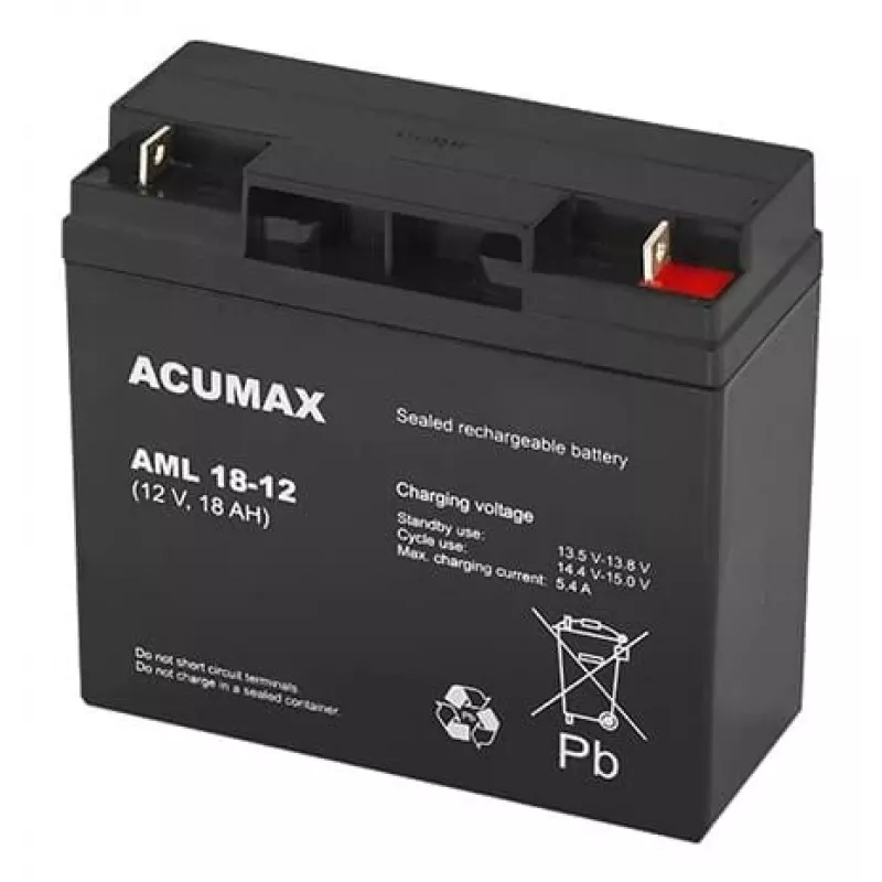 Μπαταρία Electronic AM 18-12 VRLA AGM 12 V 18 Ah