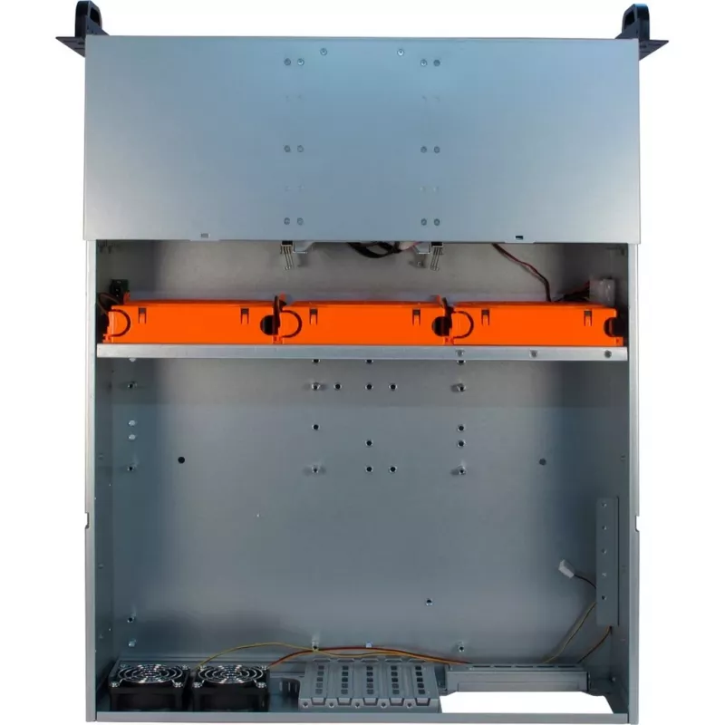 Inter-Tech 3U-30255 Rack μαύρο, ανοξείδωτο ατσάλι