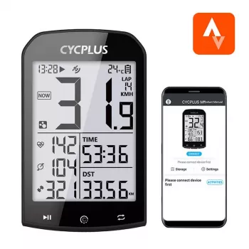 Ποδηλατικός υπολογιστής GPS Cycplus M1, οθόνη 2,9 ιντσών, Bluetooth