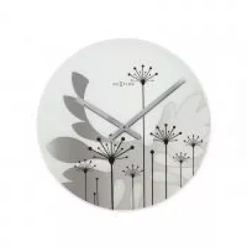NeXtime ρολόι 8088 Grass, Ø43 cm, επιτοίχιο, γκρι