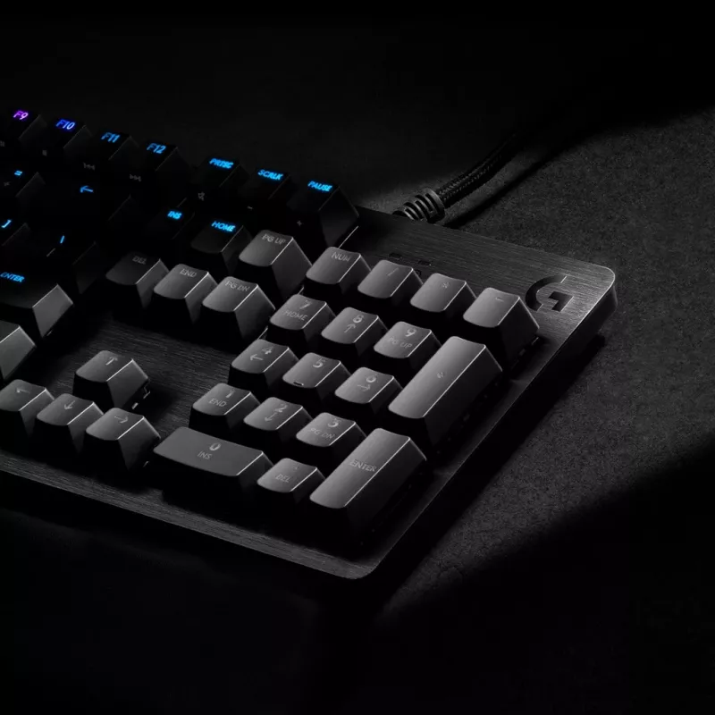 Logitech G512 Πληκτρολόγιο Gaming, Μαύρο, Ενσύρματο, Ελβετικό Layout, 920-009347