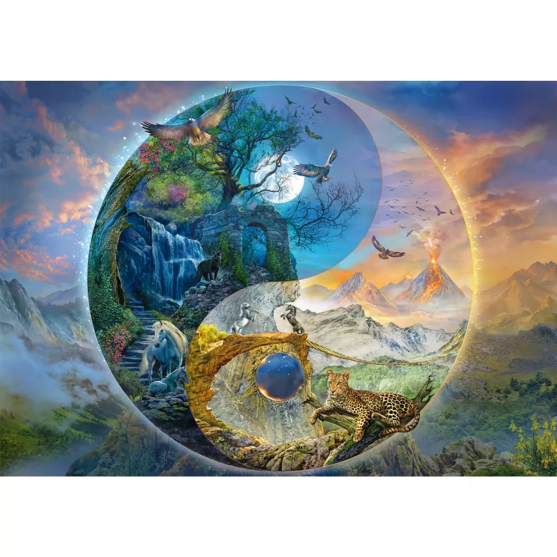 Silva Christoph: Yin & Yang, Bergwelt, παζλ 1000 τεμ.