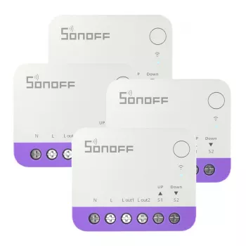 Sonoff MINI-RBS WiFi Smart Mini Roller Shutter Switch (4 Τεμάχια)