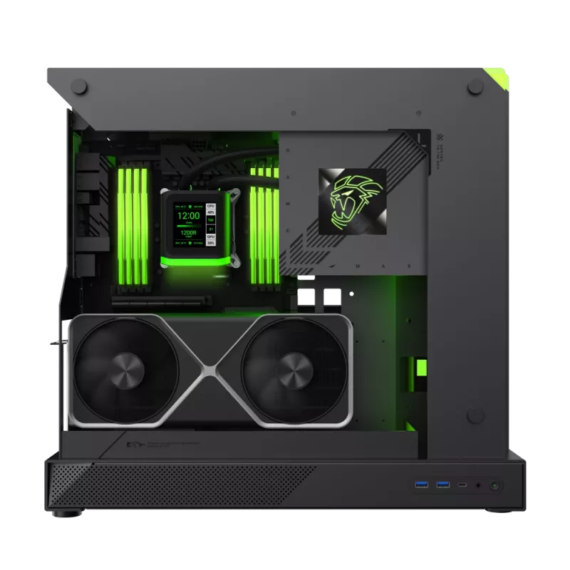 Gamemax θήκη | BLADE CONCEPT | μαύρο | ATX | τροφοδοτικό δεν περιλαμβάνεται