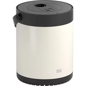 Πολύπριζο Bachmann MOV E με 1x υποδοχή CEE 7/3 και 2x USB A/C, λευκό/μαύρο