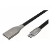 Καλώδιο NATEC USB-C/A 2.0 1m πράσινο 1m μαύρο μέταλλο