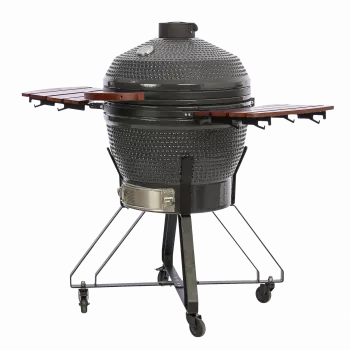 TunaBone | Ψησταριά Kamado Pro 24 ιντσών | Μέγεθος L | Σκούρο γκρι
