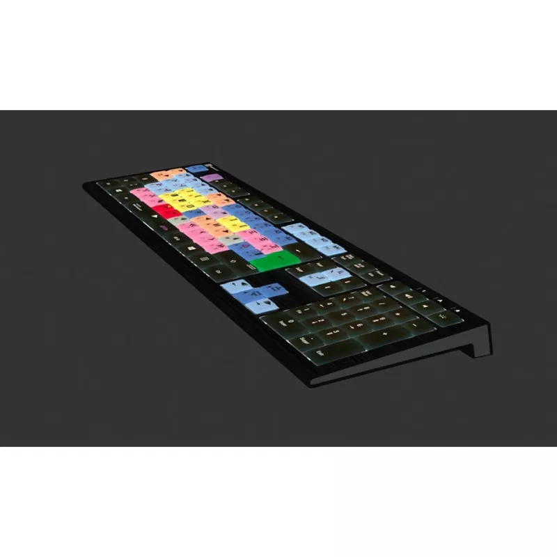 Logickeyboard LKB-MCOM4-A2PC-FR Πληκτρολόγιο USB AZERTY Γαλλικό Μαύρο (LKB-MCOM4-A2PC-FR)