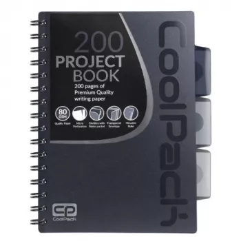 Σπιράλ τετράδιο A5 Coolpack γκρι
