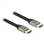Καλώδιο HDMI DeLOCK Ultra High Speed 48 Gbps 8K 60 Hz γκρι 1 m