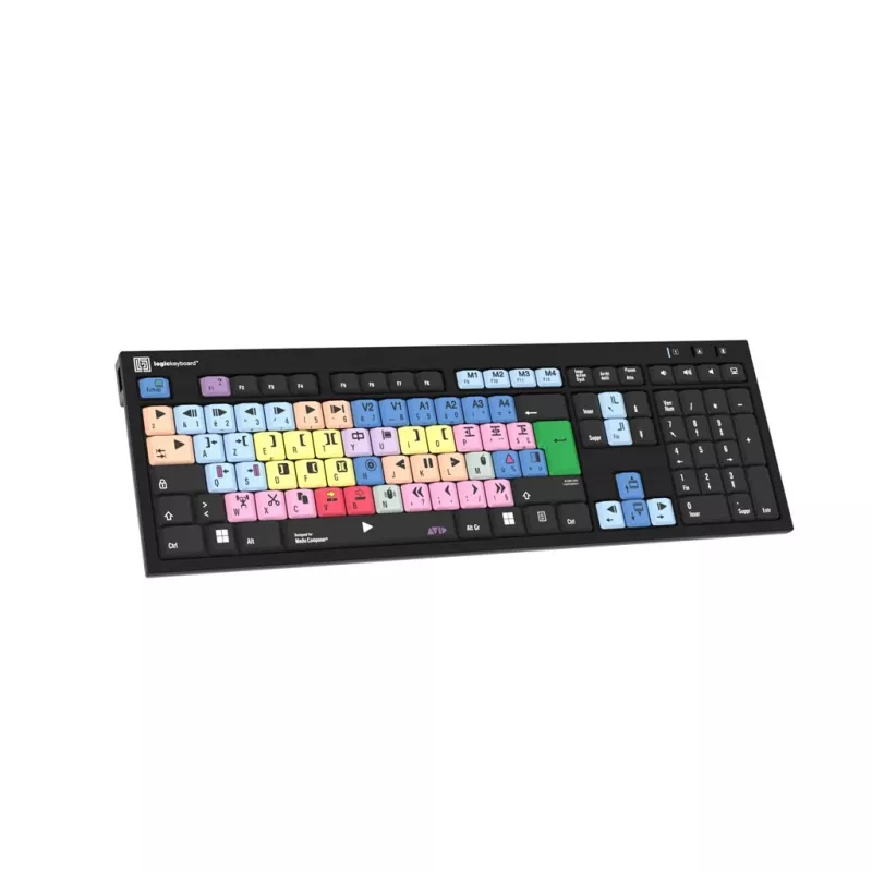Logickeyboard Avid Media Composer+ LogicLight για PC/Μαύρο