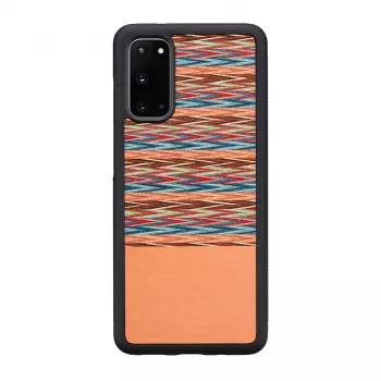 Θήκη κινητού man and wood Galaxy S20 καφέ καρό μαύρο – Προστατευτική θήκη για Samsung Galaxy S20
