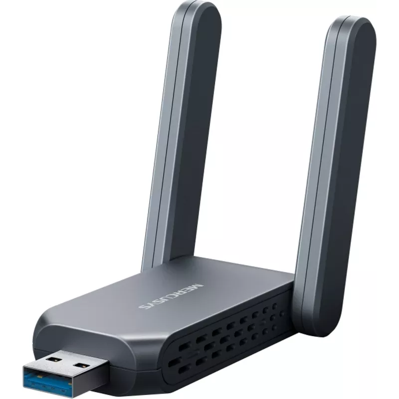 Ασύρματος προσαρμογέας USB MERCUSYS MA37BEH — High-Gain Wi-Fi 7 (BE6500) συμβατότητα USB-C/USB-A