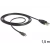 Καλώδιο USB DeLOCK USB 2.0-A - USB micro-B 1,5 m