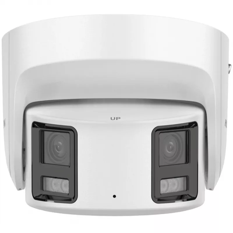 Κάμερα IP Hikvision DS-2CD2387G2P-LSU/SL (4mm)(C) ColorVu πανοραμική τύπου turret, 8 MP, 4 mm, 180°, IP67, PoE, λευκή