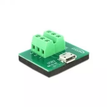 Αλλαγέας φύλου καλωδίου DeLOCK 65517 Micro USB 6p μαύρο πράσινο