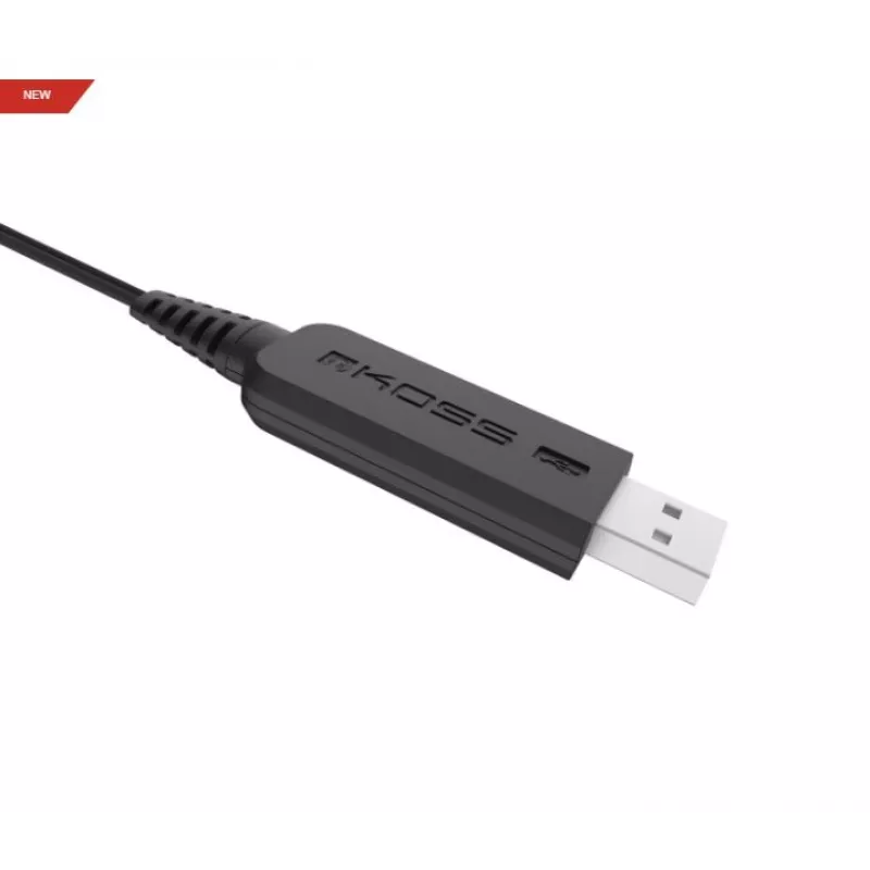 Koss CS200 USB-Headset Ενσύρματο Headband Τηλεφωνία/Μουσική USB Type-A Μαύρο