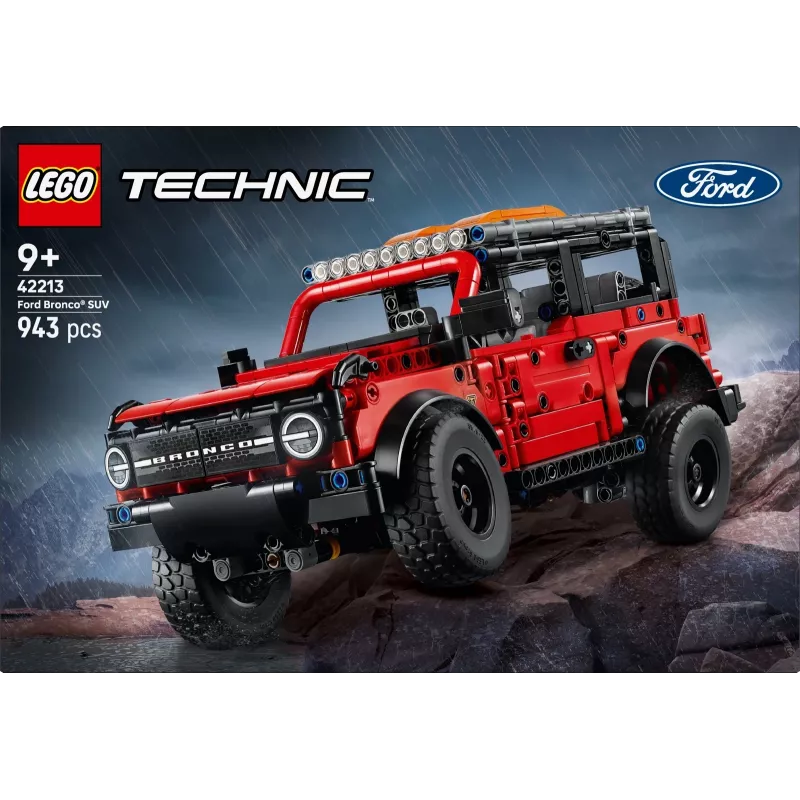 LEGO Technic σετ κατασκευής Ford Bronco Off‑Roader 4x4 μοντέλο 42213 — 943 τεμ., ηλικίας 9+