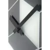 NeXtime ρολόι 8171 Cubic, 43,5x37 cm, επιτοίχιο, μαύρο/λευκό/γκρι