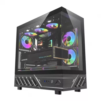 Κουτί υπολογιστή DarkFlash DS950 (μαύρο) – Midi-Tower συμβατό με ATX